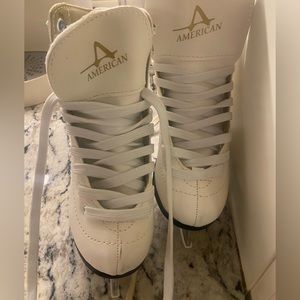 White Kids Figure Skates